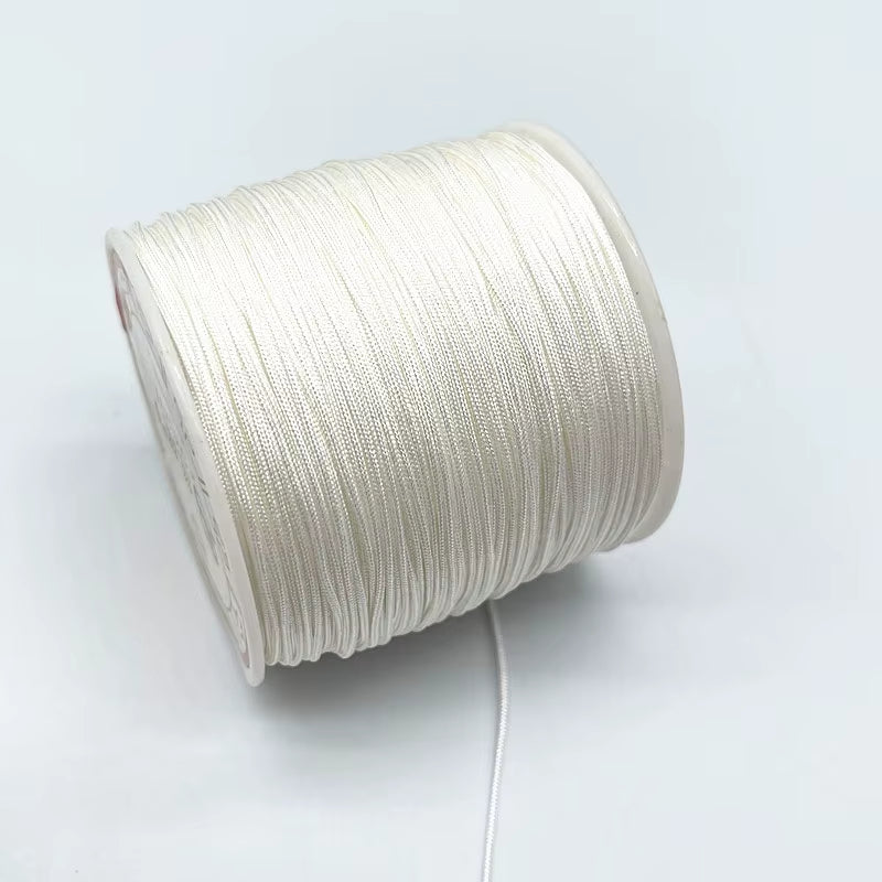 100M/Roll 0.8Mm Nylon Cord Thread Chinese Knot Macrame Cord Bracelet Braided String DIY Tassels Beading Shamballa String Thread