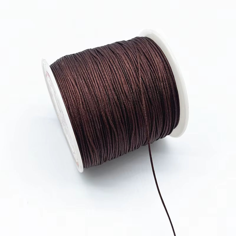 100M/Roll 0.8Mm Nylon Cord Thread Chinese Knot Macrame Cord Bracelet Braided String DIY Tassels Beading Shamballa String Thread