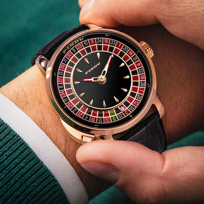 INDU Watch To Brand Luxury Ugraded Version Button Roulette Men'S Mechanical Watch Stainless Steel NH35A Sahire Glass Watch