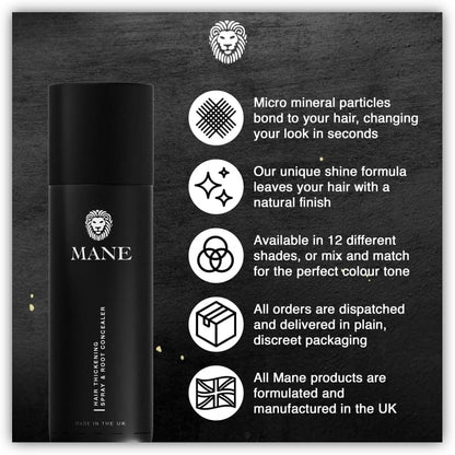 Hair Thickening Spray (Auburn) X 6 - Only £99.75 - Direct from the Manufacturer. Also an Instant Root Concealer