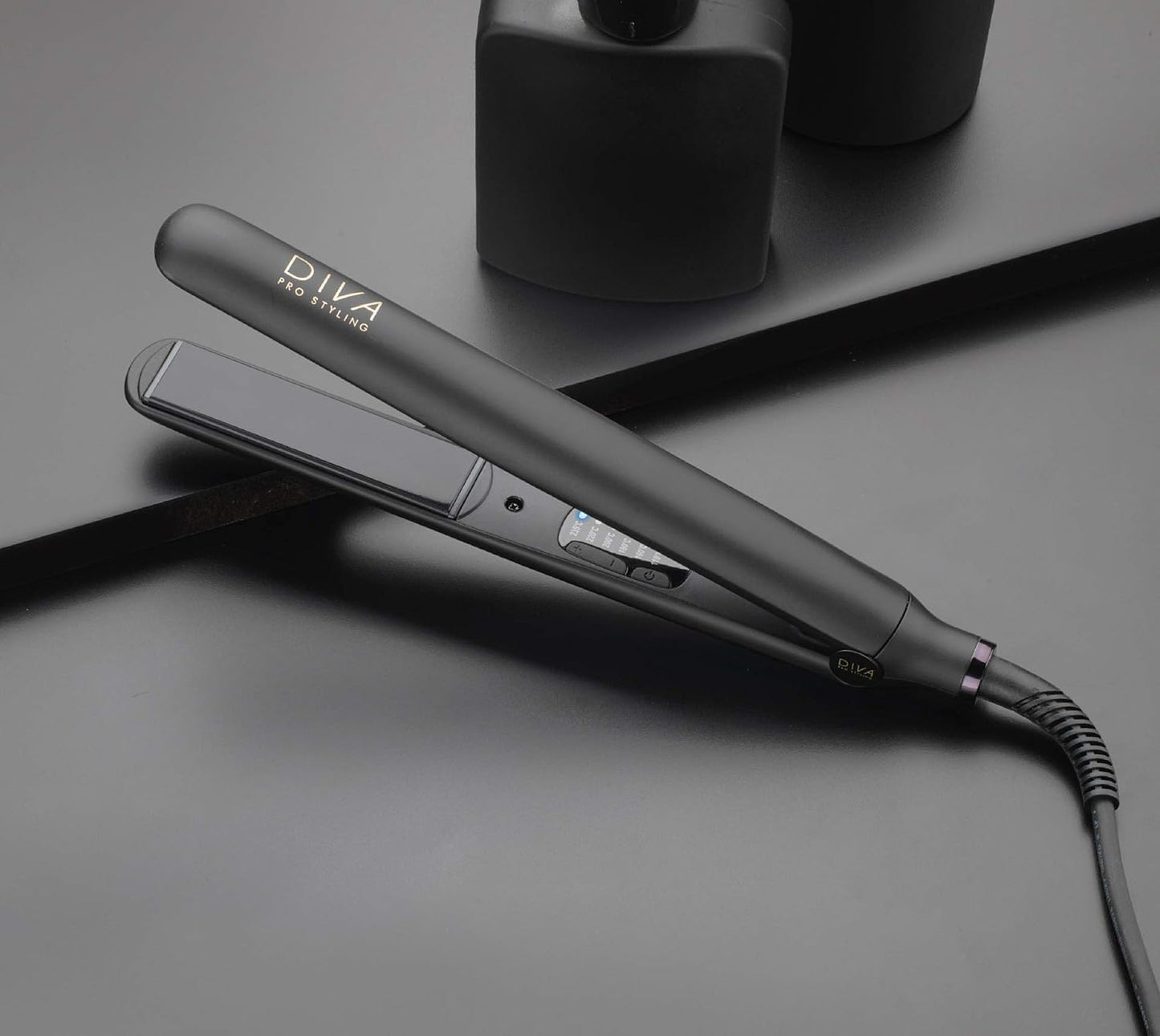 Veloce 3800 Pro Dryer, Red - 2200W Professional Hairdryer with Ionic Conditioning, EDT108 & Digital Straightener and Styler Onyx