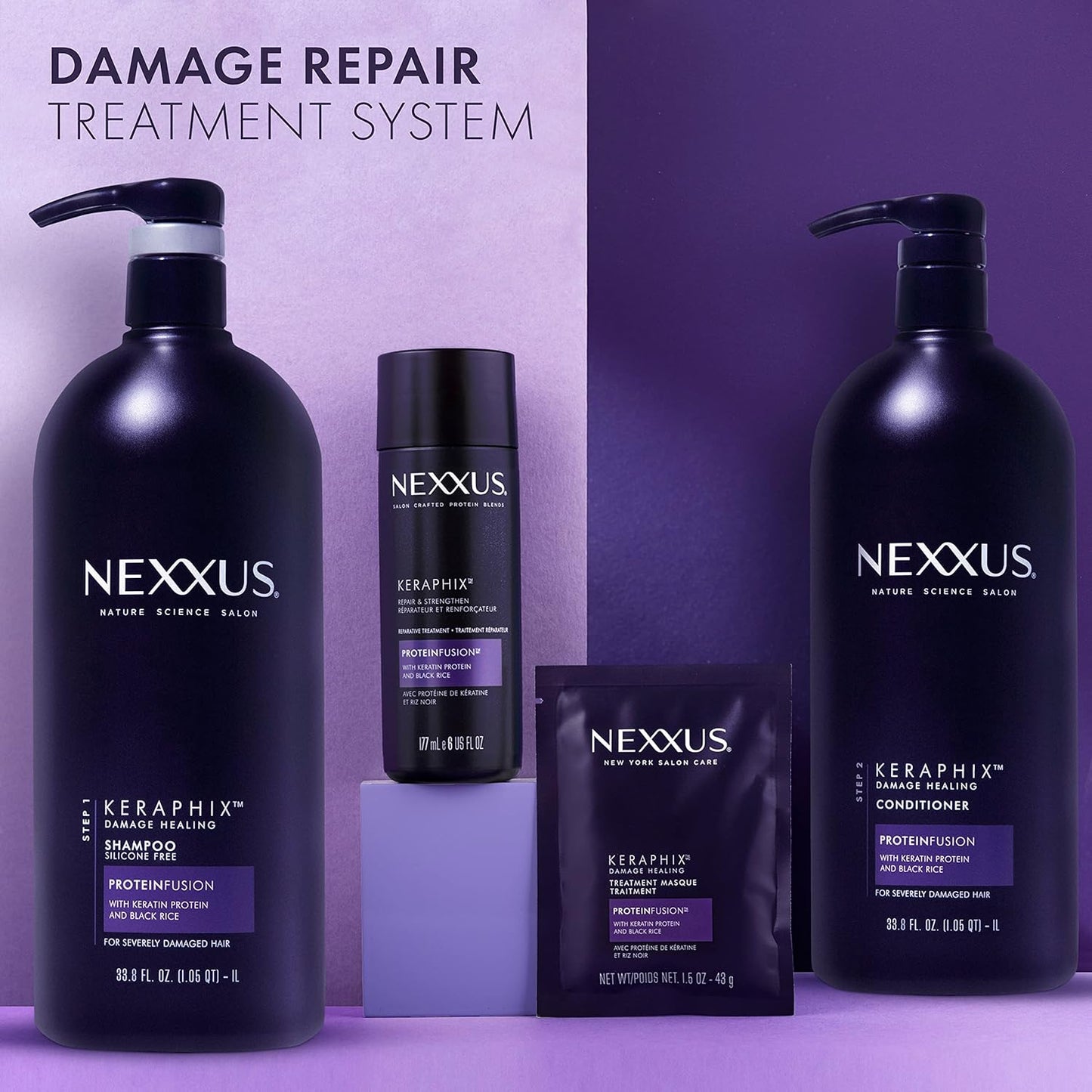 Keraphix Conditioner, for Damaged Hair, 33.8 Ounce