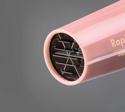 Rapida 4000 Pro Dryer Blush - 2200W Professional Hairdryer with Ionic Conditioning, PRO114 & Digital Straightener and Styler Onyx